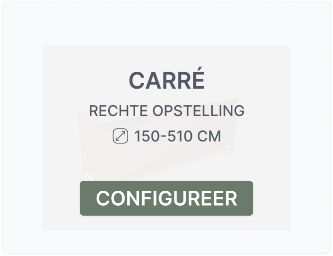 Carré | Rechte opstelling